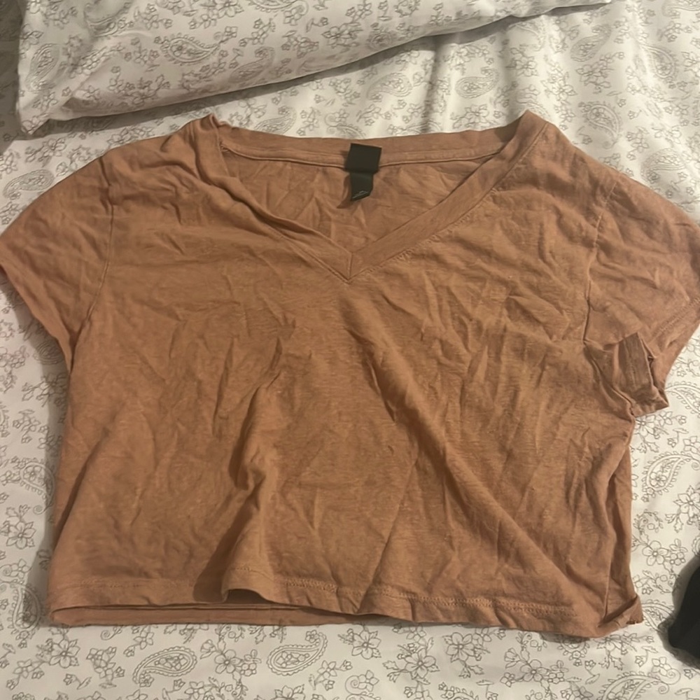 Target/Wild Fable Cropped tee
